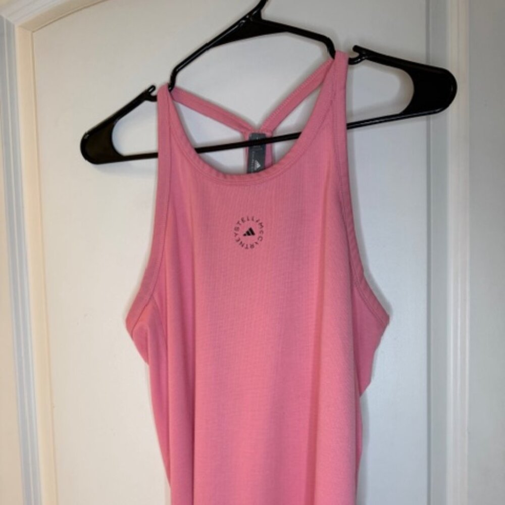 Adidas by Stella McCartney pink t-back top, size M